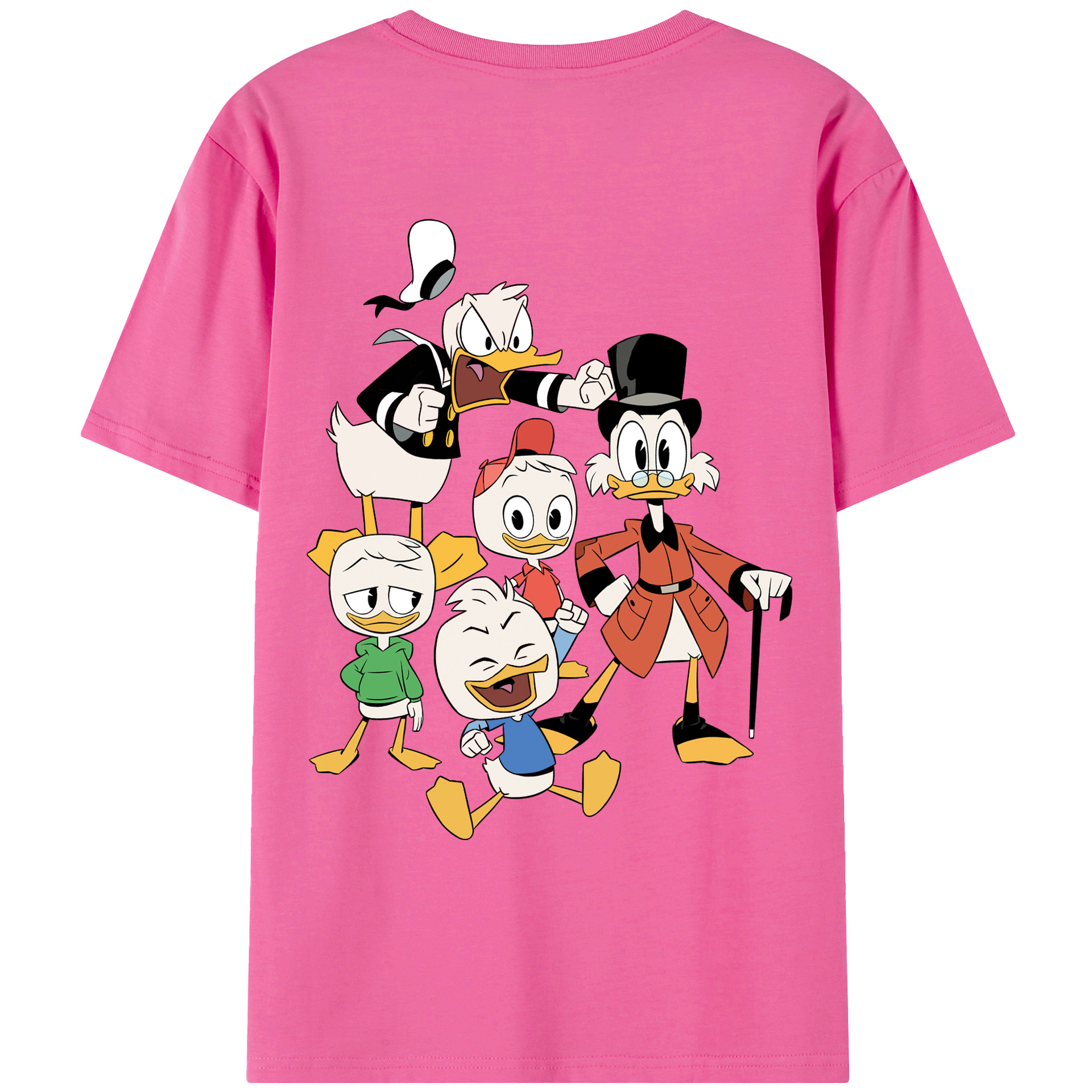 （画像用） ミッキーマウス Mickey Mouse レディース半袖Tシャツ(バックプリント)